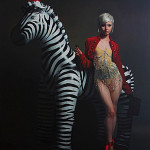 Sally Anne Fuerst 'PVC Circus' Oil on canvas