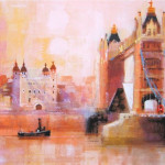 Colin Ruffell 'Tower Bridge'  Acrylic on canvas 
