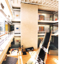 3Com - Main Atrium including Hanging installation by Sophie Pattinson